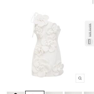 Elegant White Floral Dress